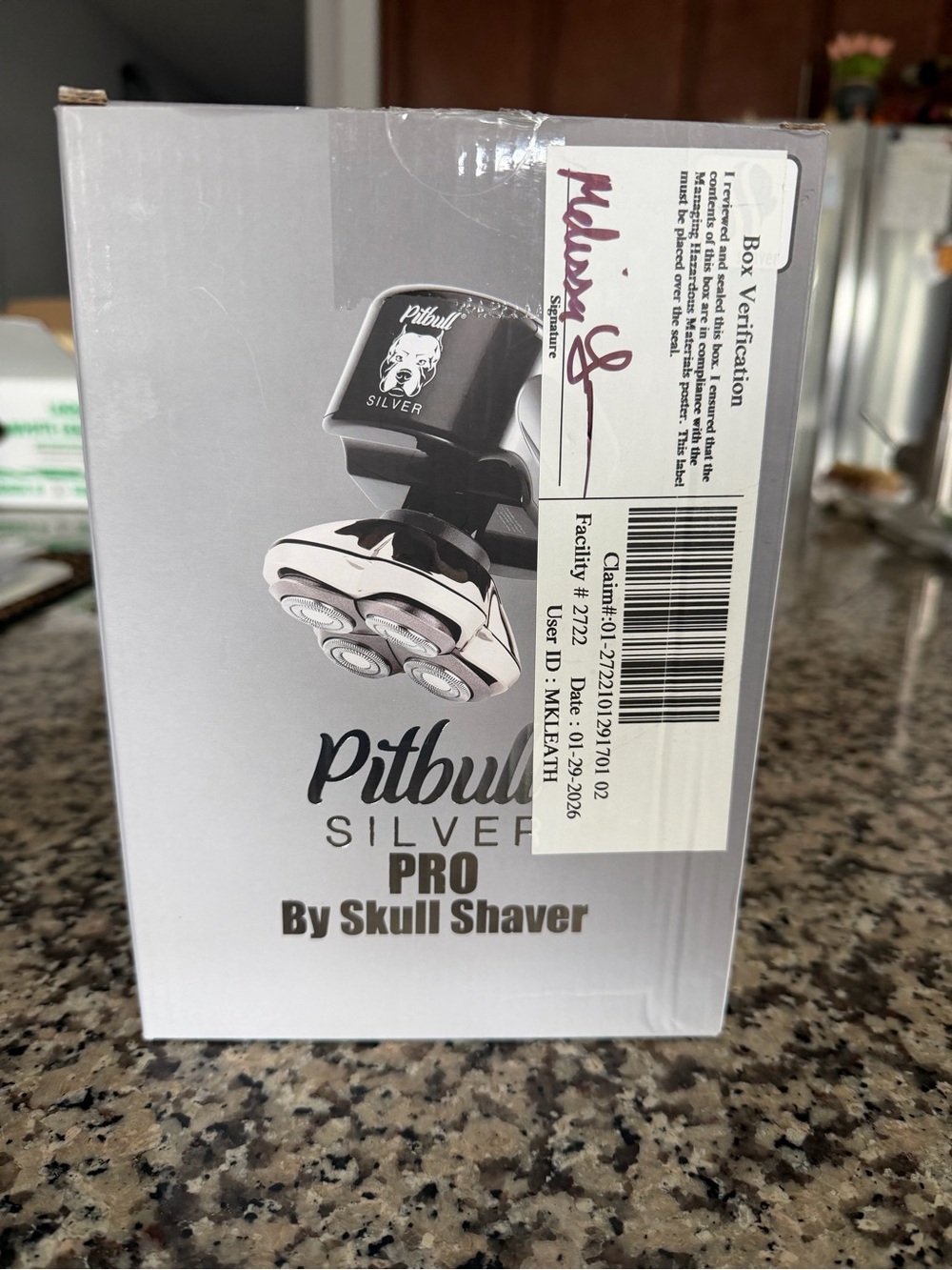 Pro SX5 Black & Silver Skull Shaver - Electric Head & Face Shaver